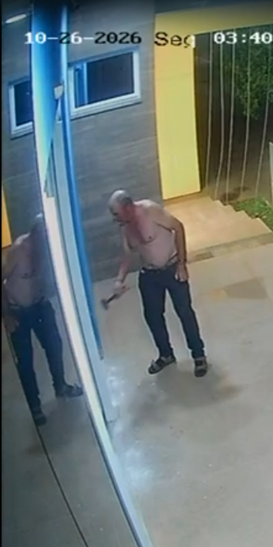 Homem é preso após vandalismo na fachada da Câmara Municipal de Costa Rica