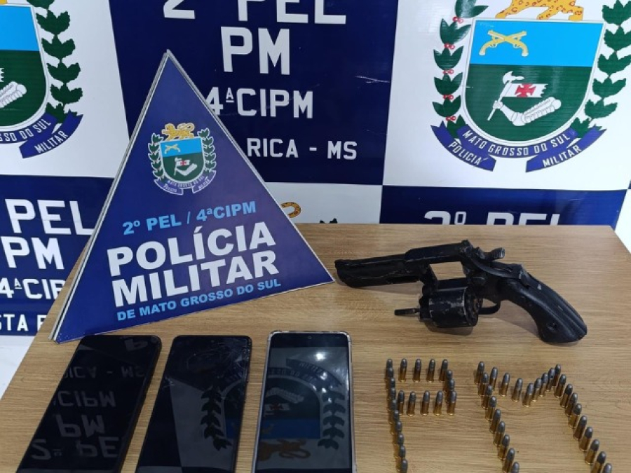 Homem é preso por porte ilegal de munição durante operação da 4ª CIPM em Costa Rica (MS)