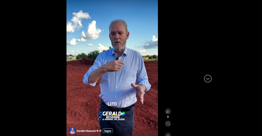 Deputado Federal Geraldo Resende visitou as obras da construção da nova Unidade de Saúde em Costa Rica com Investimento de R$ 4,9 Milhões