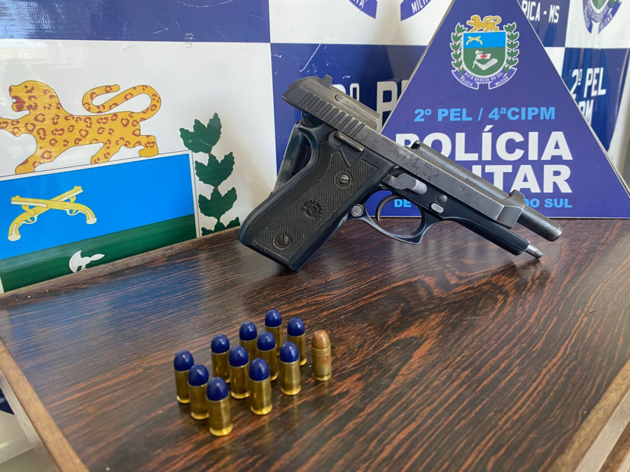 Polícia Militar prende suspeito de homicídio e apreende arma do crime em Costa Rica
