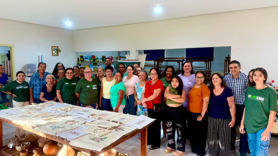 Curso de Bordado Livre fortalece tradição artesanal e incentiva geração de renda em Costa Rica